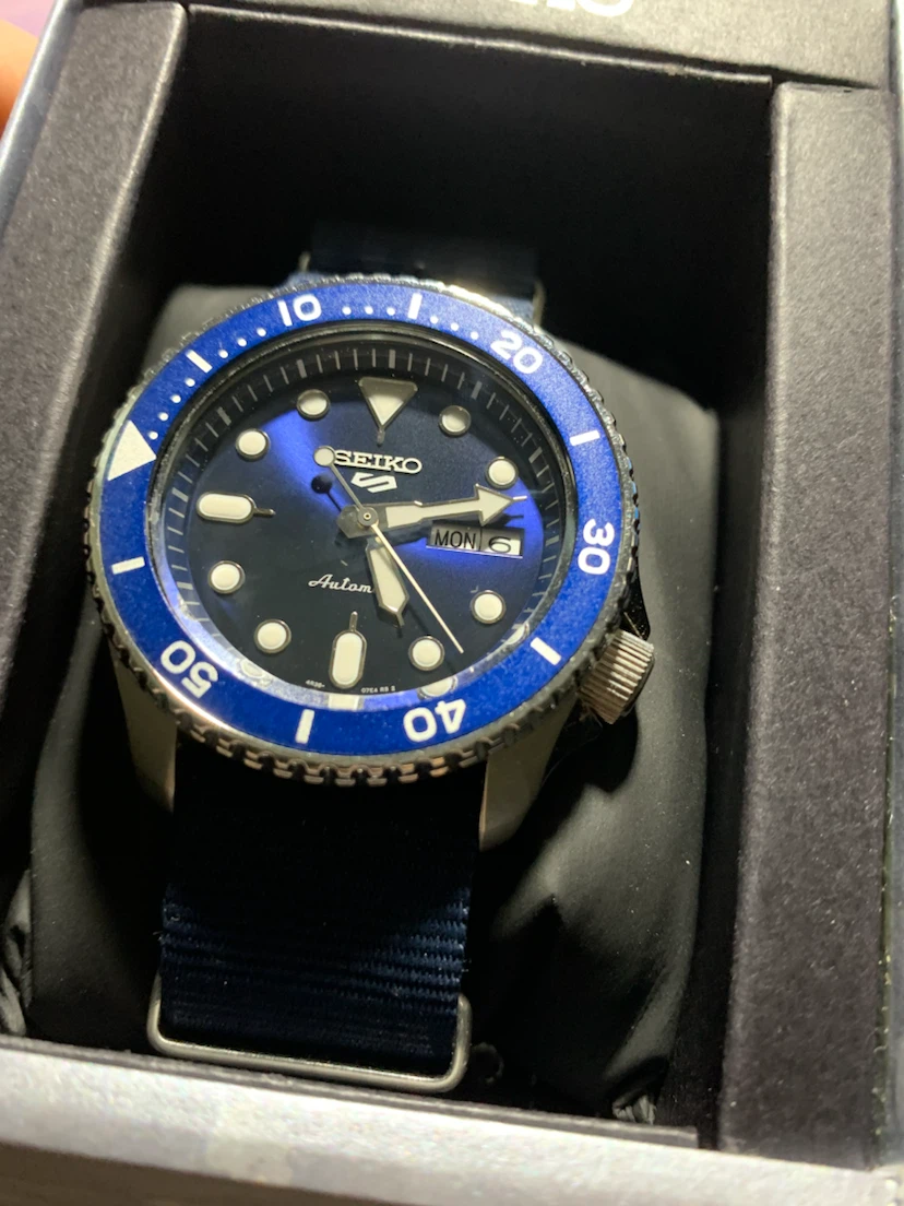 Seiko 5 Sports Automatic Watch Blue