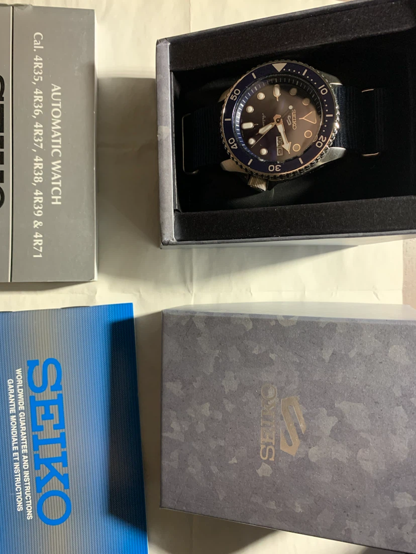 Seiko 5 Sports Automatic Watch Blue - photo 4