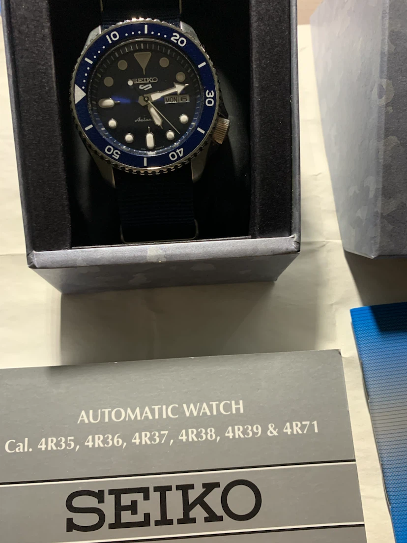 Seiko 5 Sports Automatic Watch Blue - photo 5