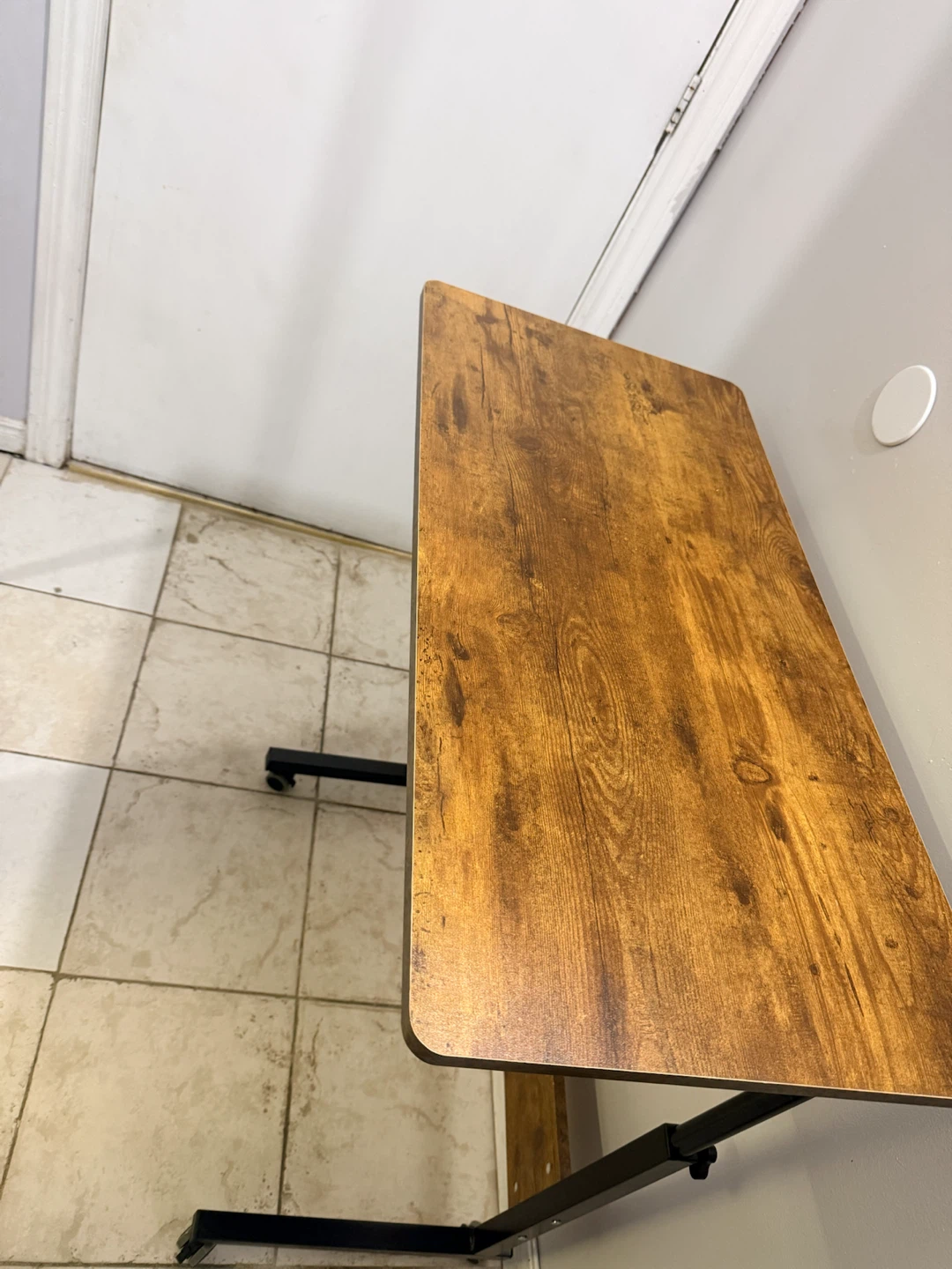 Adjustable Rolling Side Table