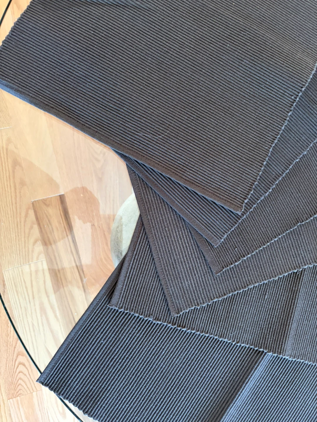 Brown Muji Cotton Placemats - Set of 6 - photo 3