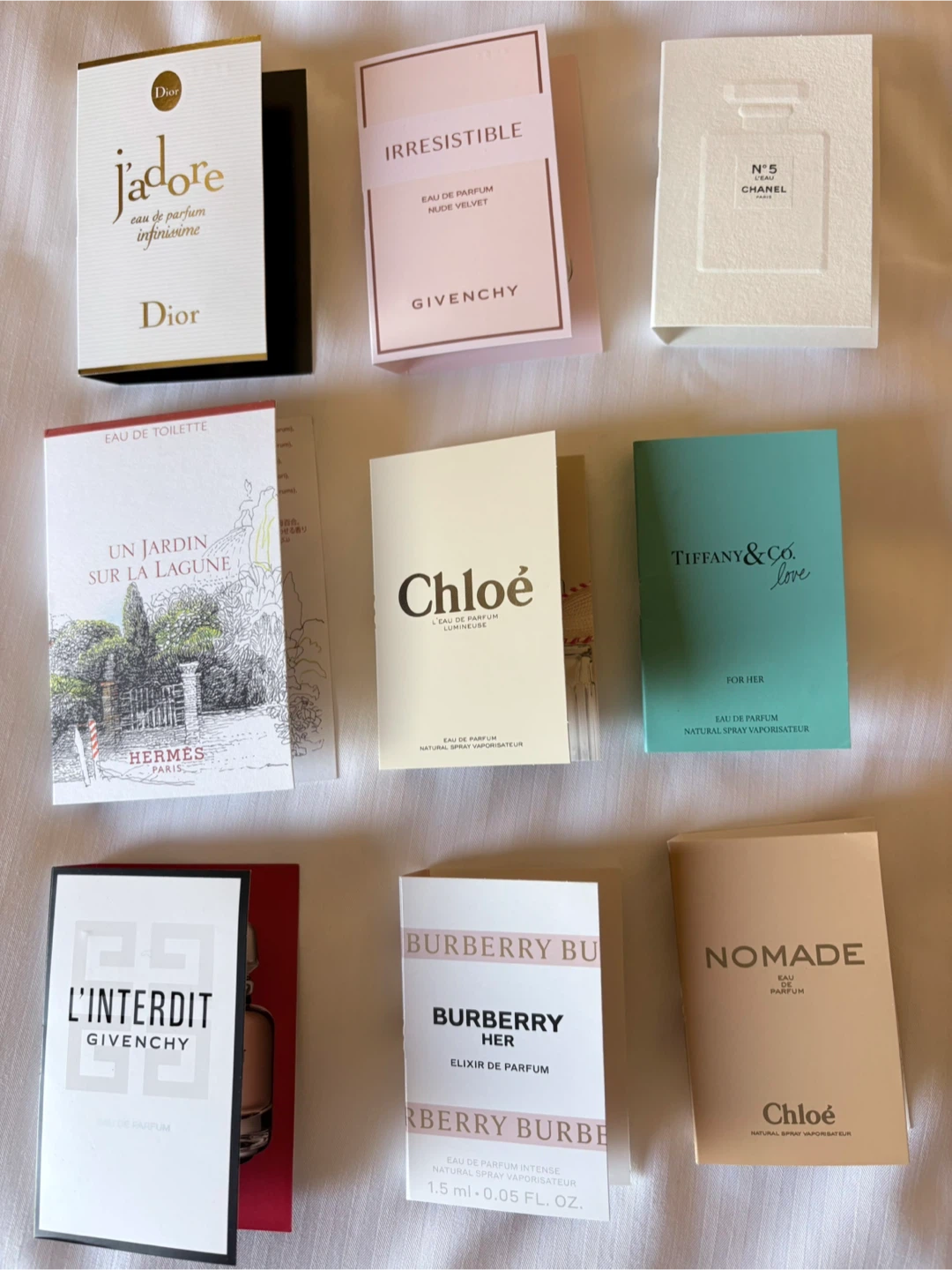 Designer Perfume Sample Vials