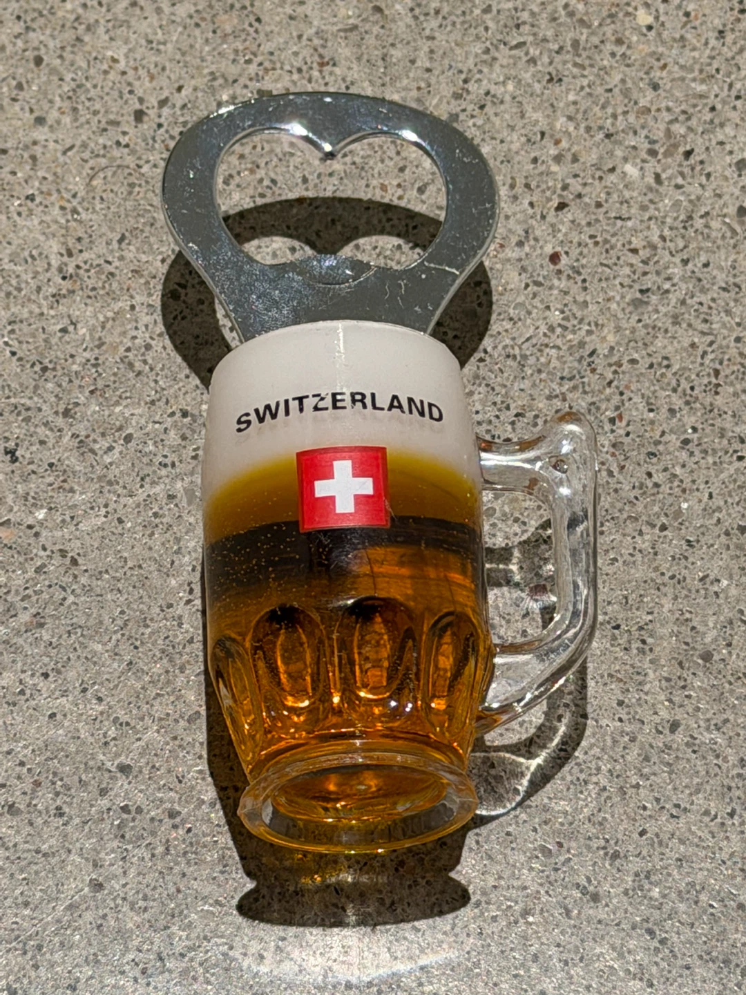 Cotfer Switzerland Beer Mug Bottle Opener