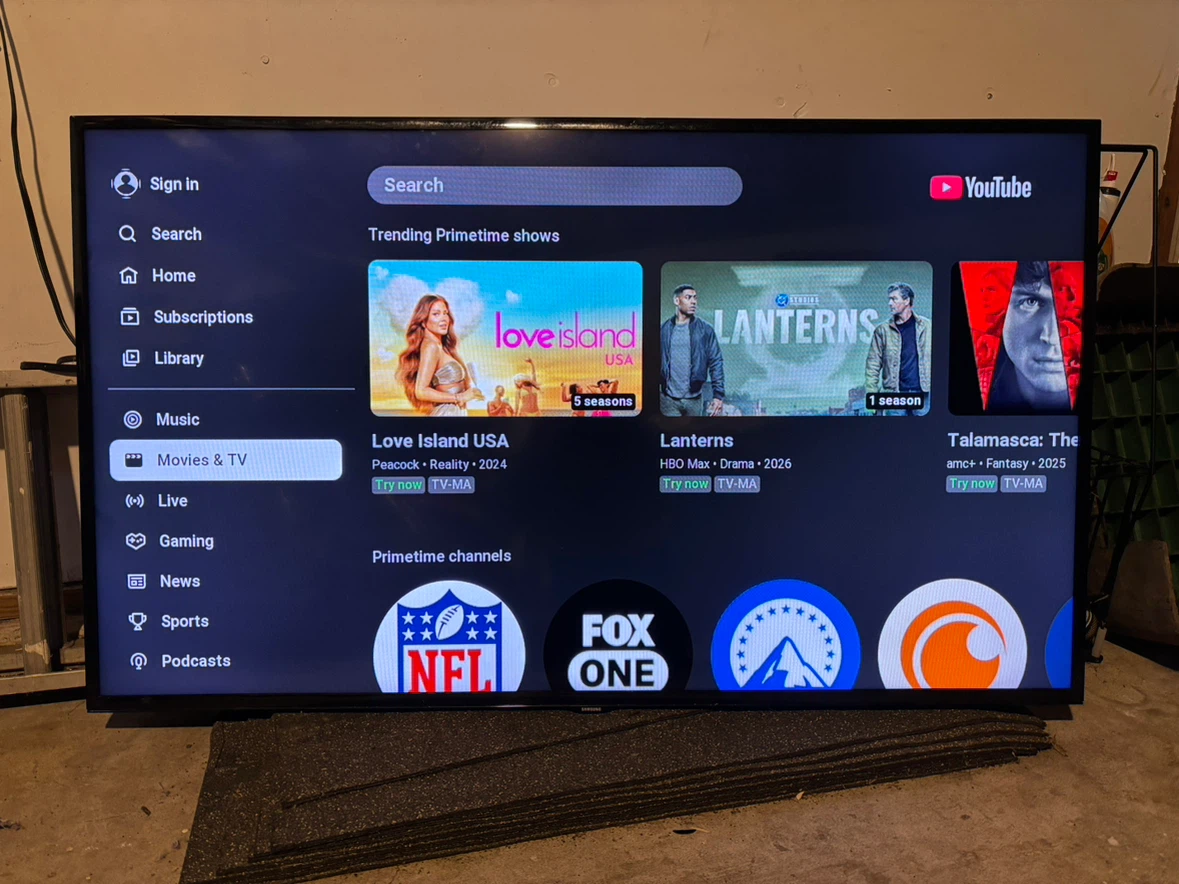 Samsung 58" Class (57.5" Diag.) LED 1080p Smart HDTV
