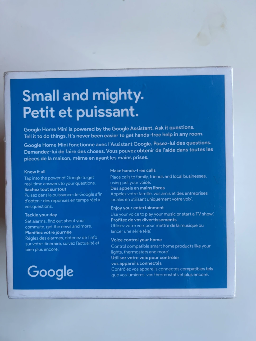 Google Home Mini - Chalk - photo 3