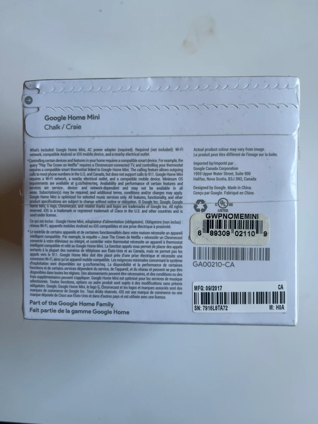 Google Home Mini - Chalk - photo 5