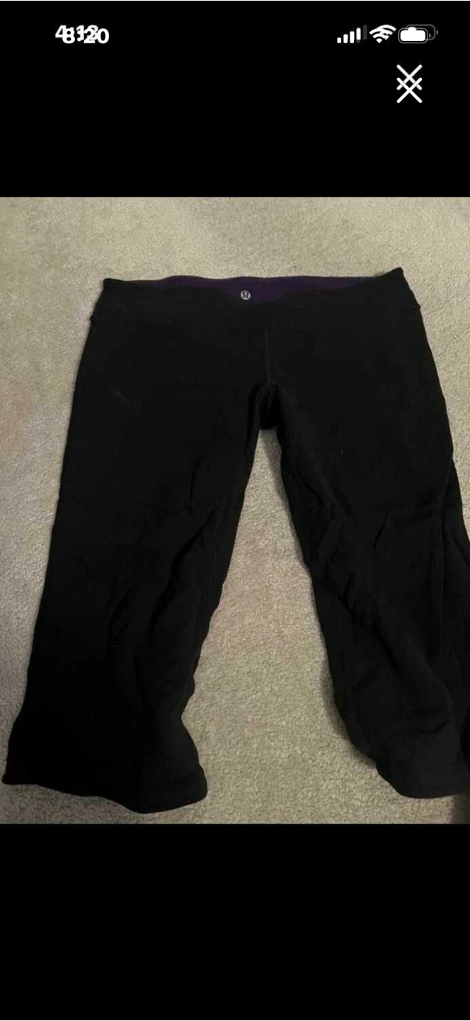 Lululemon Black Crop Leggings