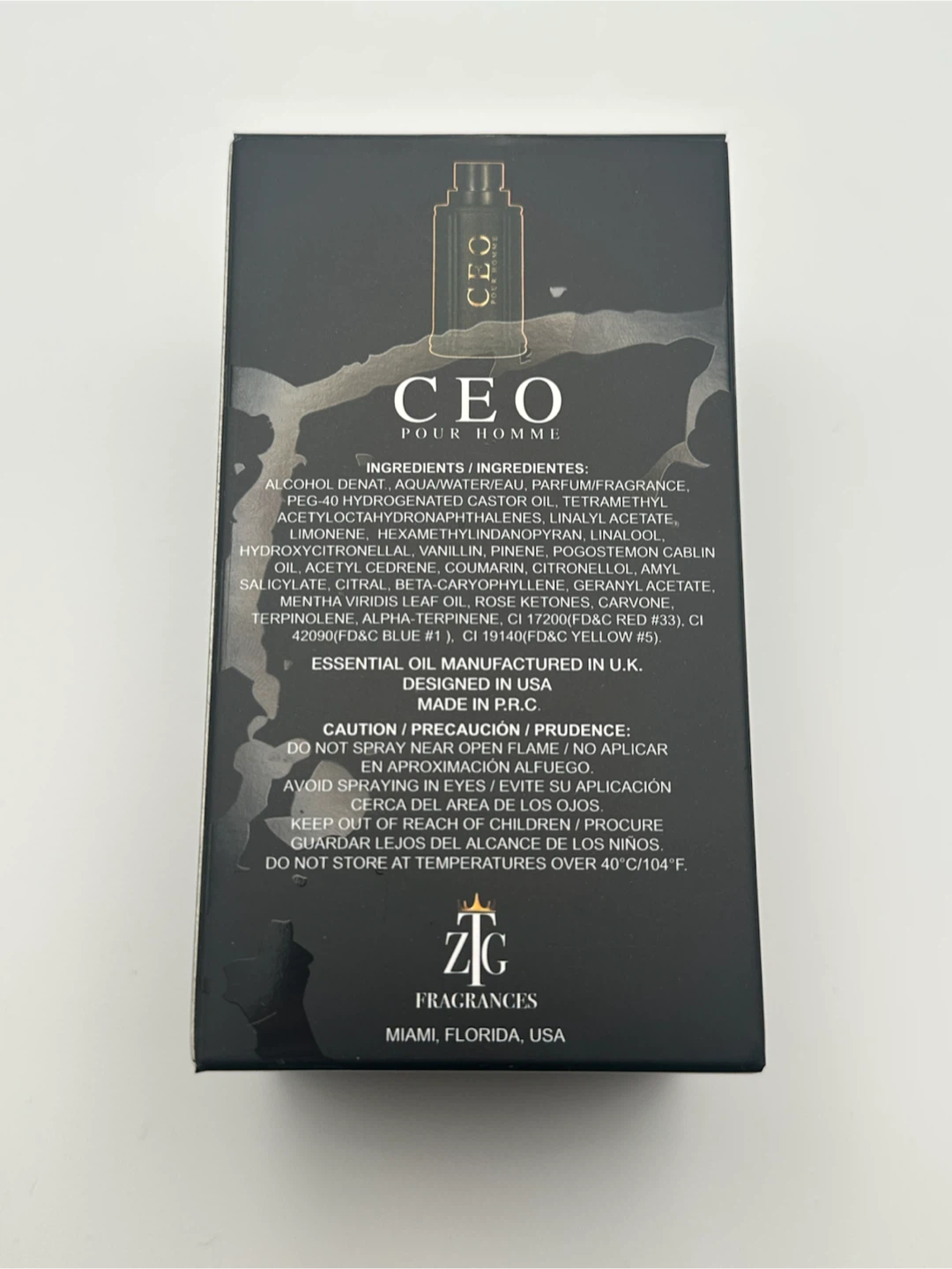 CEO Pour Homme EDP 100ml – Brand New - photo 3