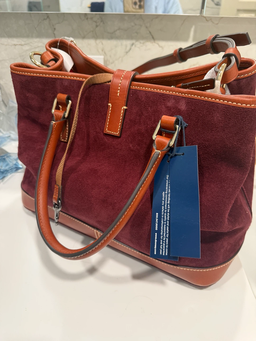 Dooney & Bourke Suede Satchel