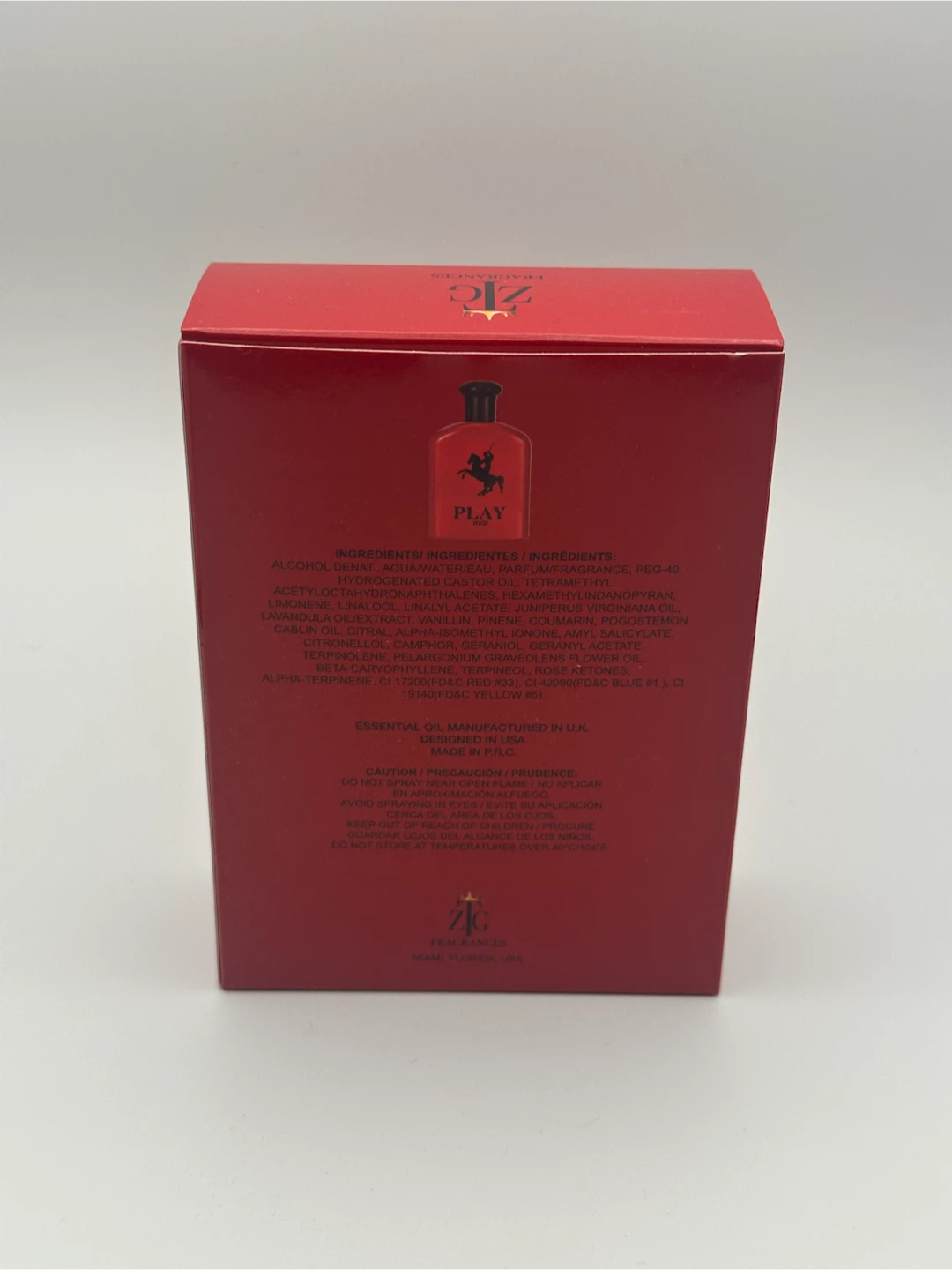 Play Red Pour Homme EDP 100ml – Brand New - photo 3
