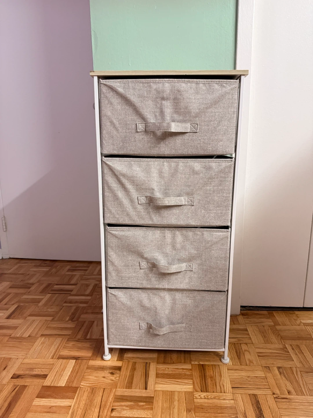 4-Drawer Fabric Storage Tower Dresser