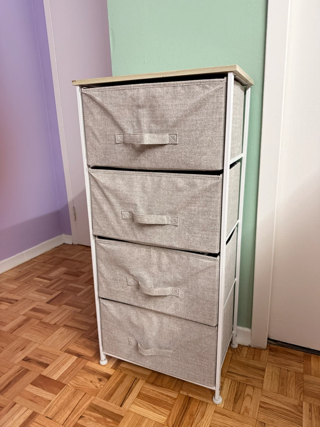 4-Drawer Fabric Storage Tower Dresser - photo 2
