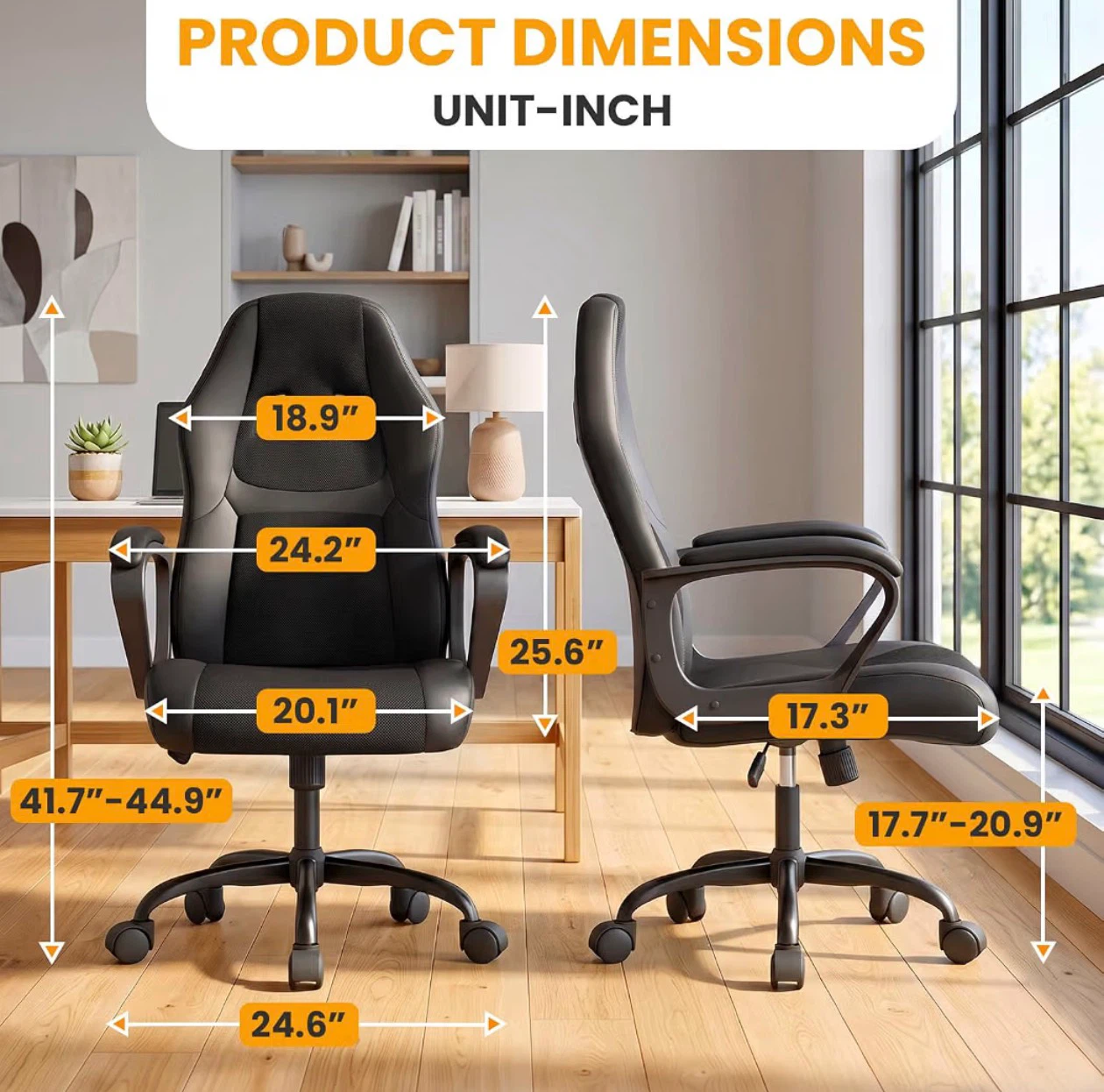 Black Gaming Office Chair - photo 3
