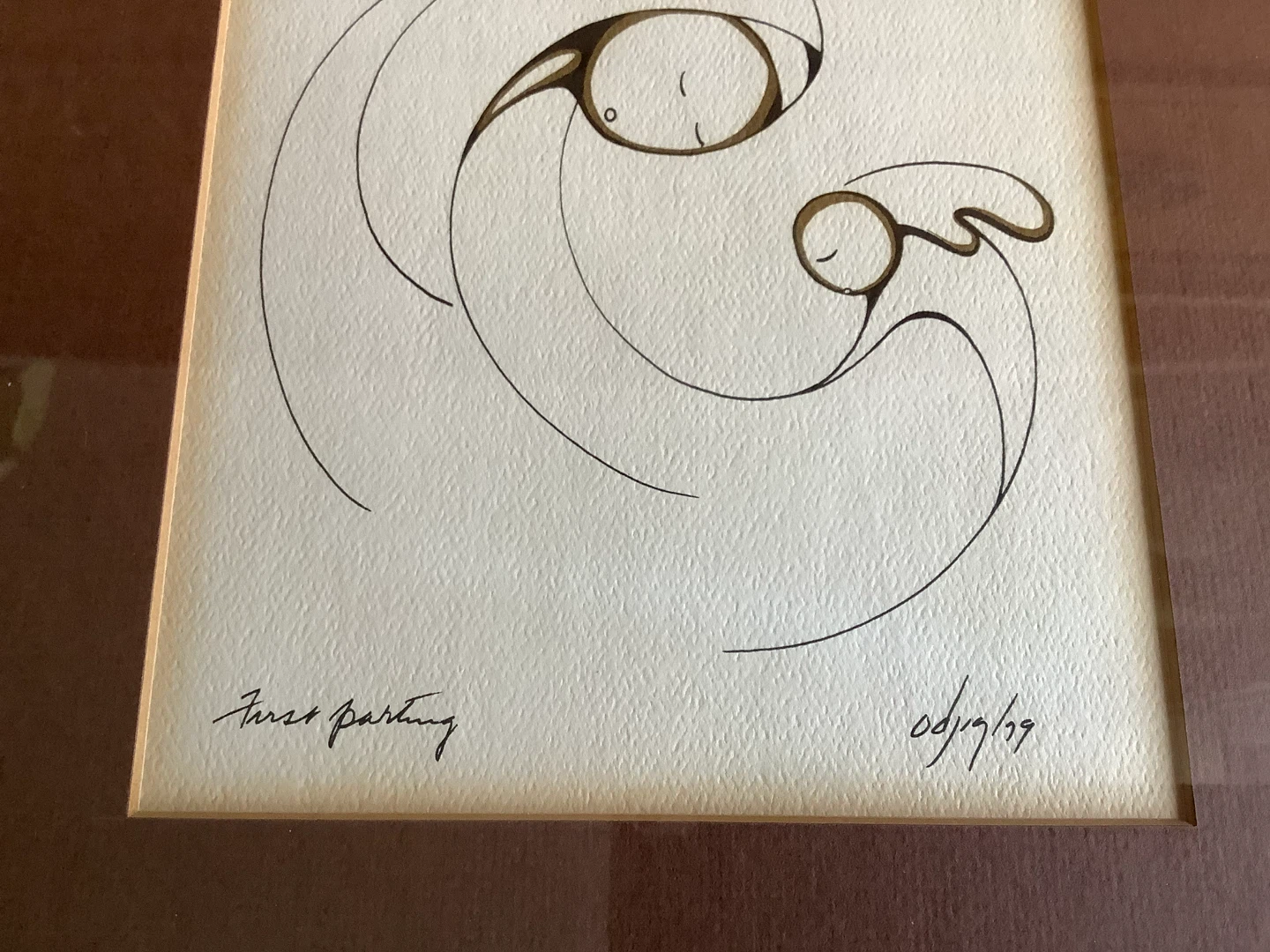 Cdn First Nations Artist Daphne Odjig’s Print “First Parting” 🐞 - photo 2