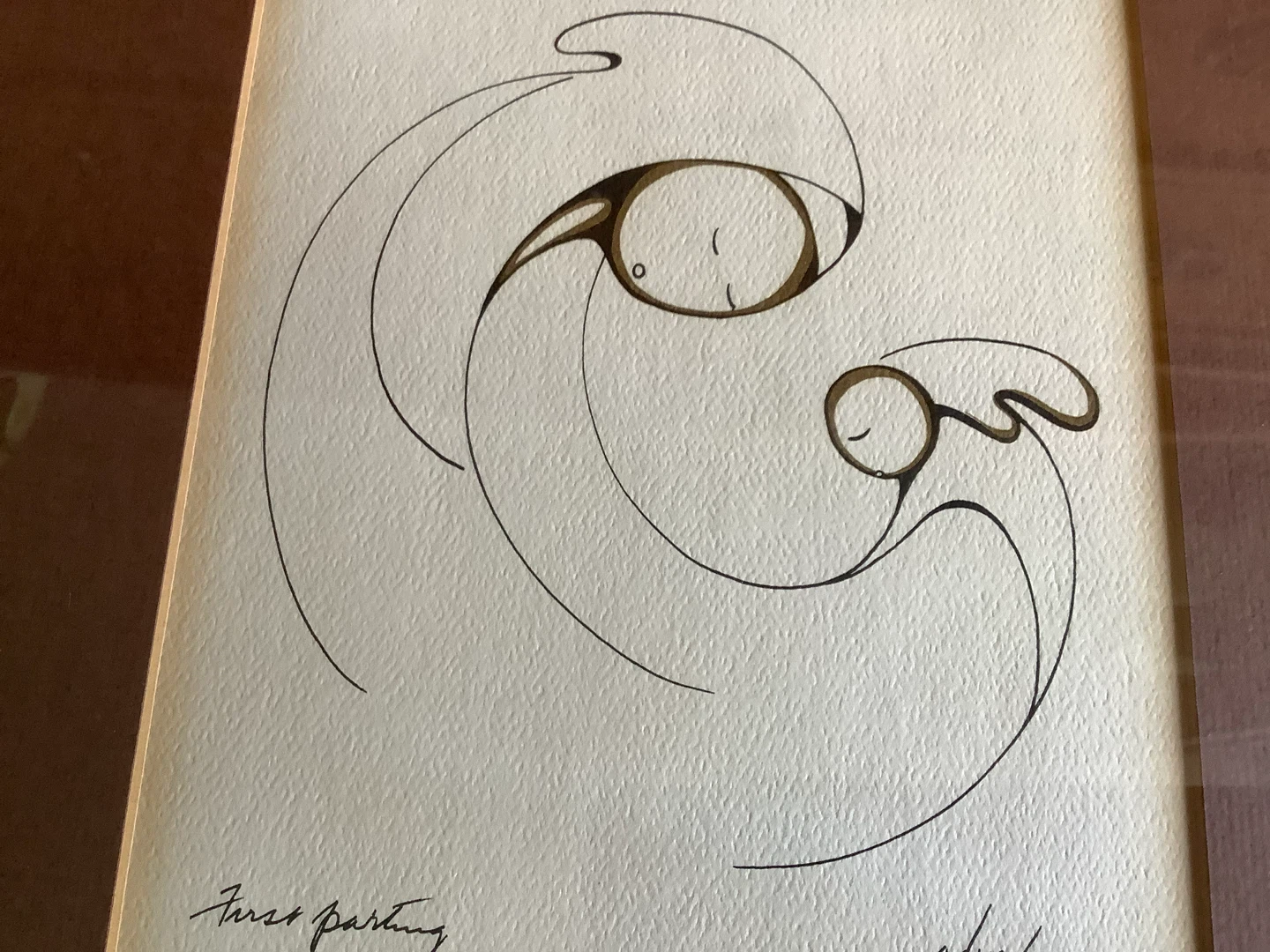 Cdn First Nations Artist Daphne Odjig’s Print “First Parting” 🐞 - photo 4