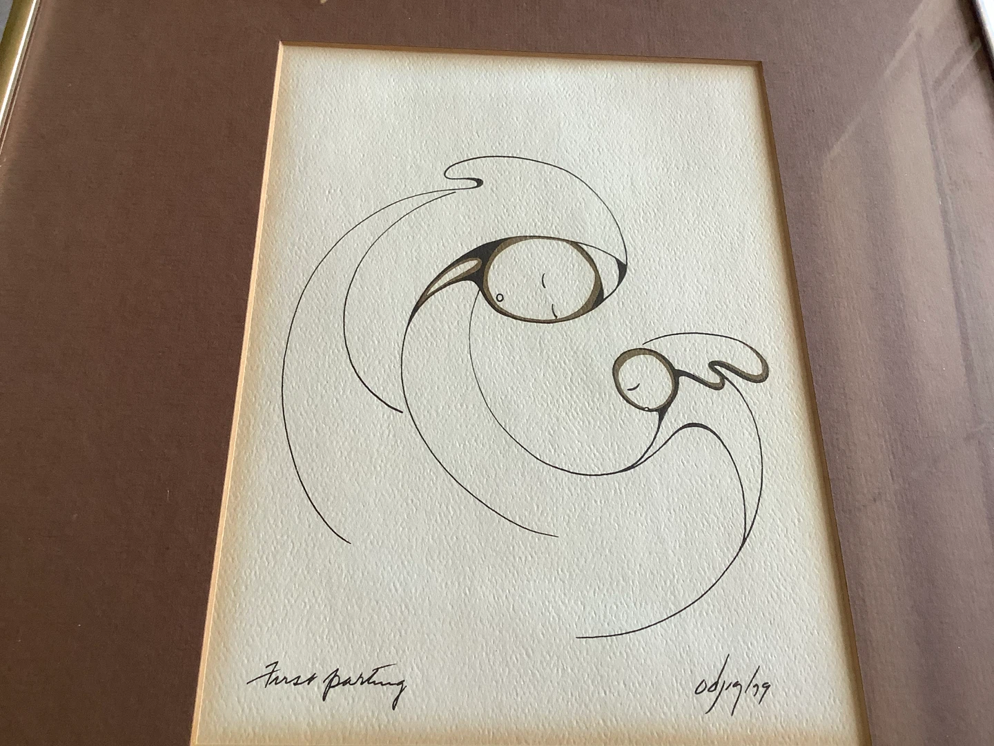 Cdn First Nations Artist Daphne Odjig’s Print “First Parting” 🐞 - photo 5