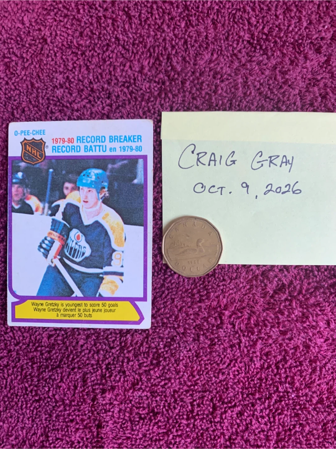 1980-81 O-PEE-CHEE WAYNE GRETZKY HOCKEY CARD