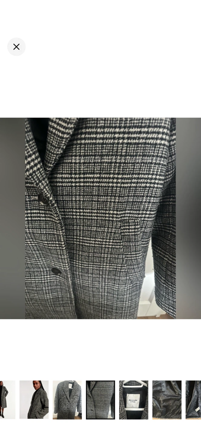 Abercrombie & Fitch Plaid Wool-Blend Coat - photo 5