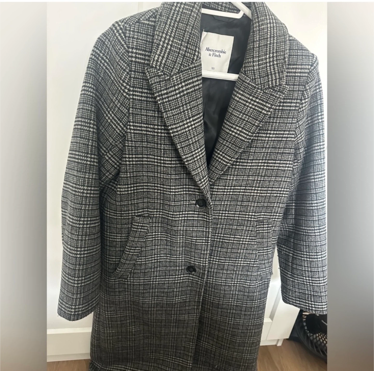 Abercrombie & Fitch Plaid Wool-Blend Coat - photo 4