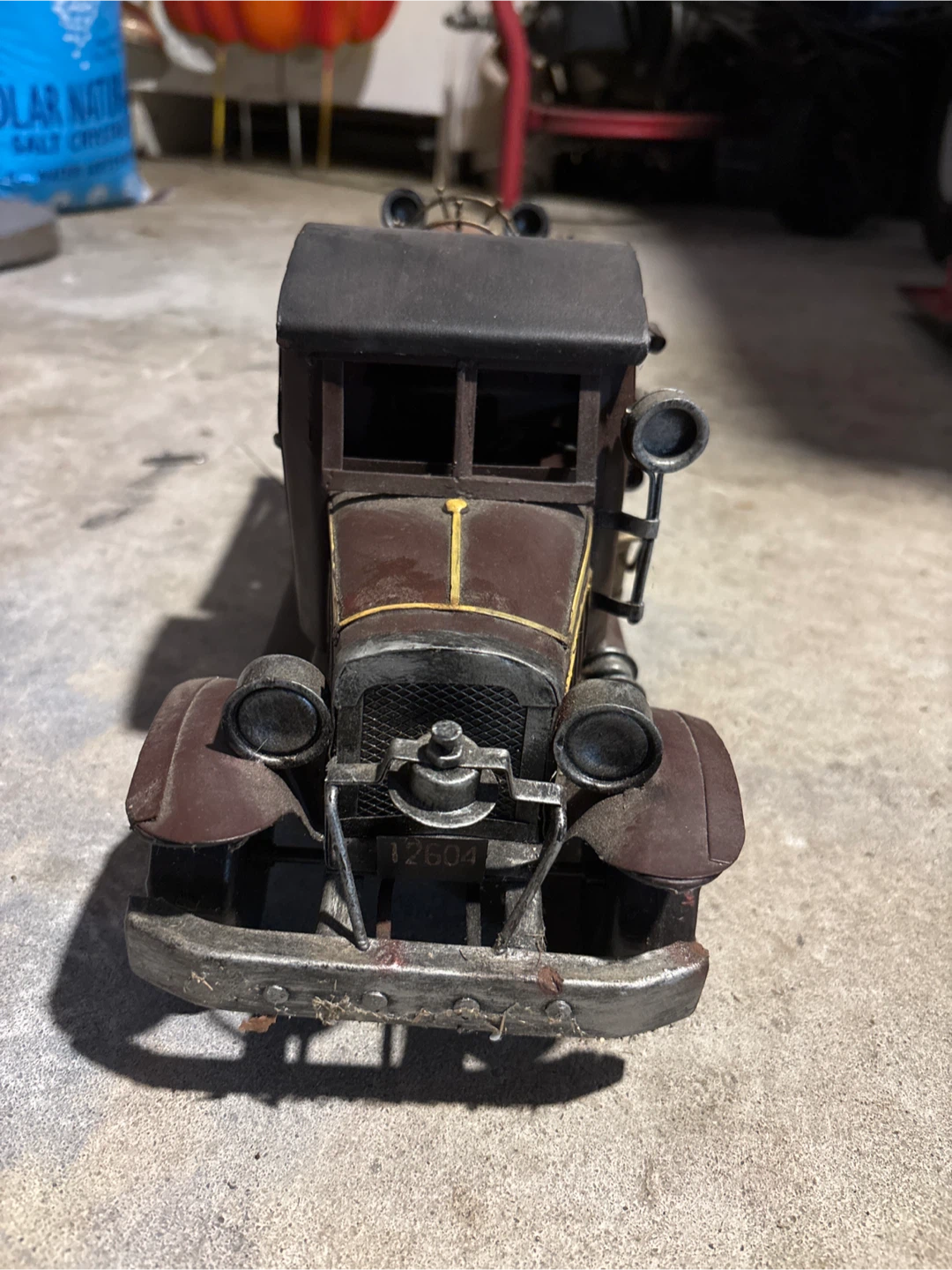Vintage Metal Fire Truck Model