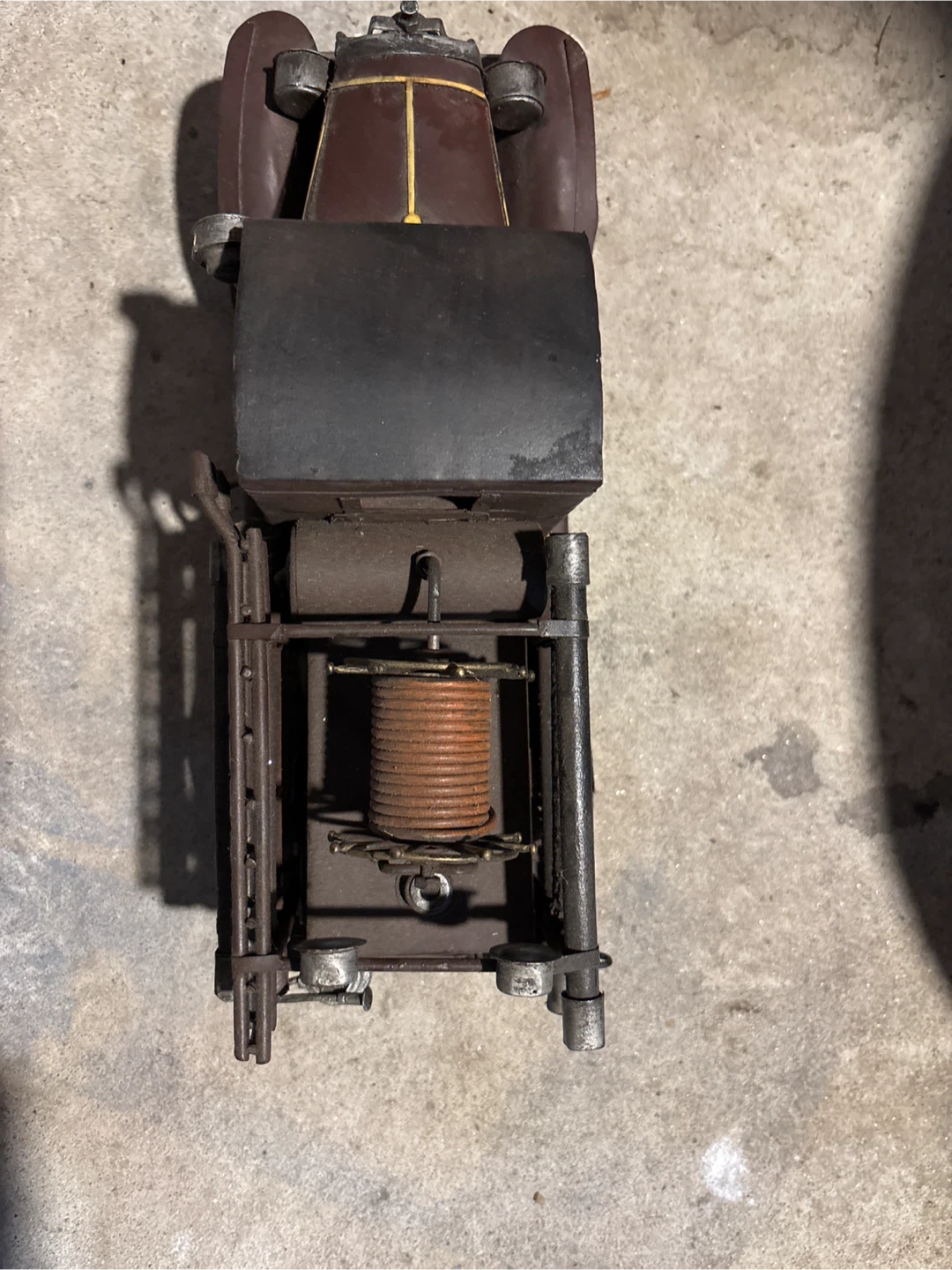 Vintage Metal Fire Truck Model - photo 4