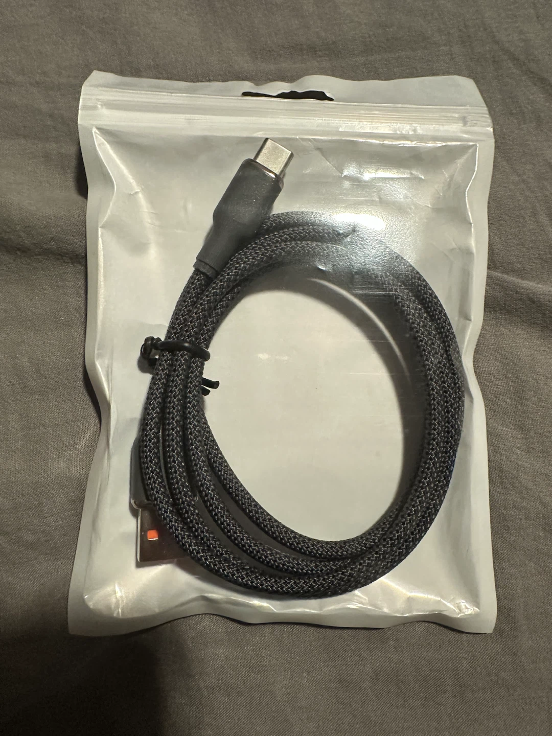 USB-C to USB-A Braided Charging Cable - photo 2