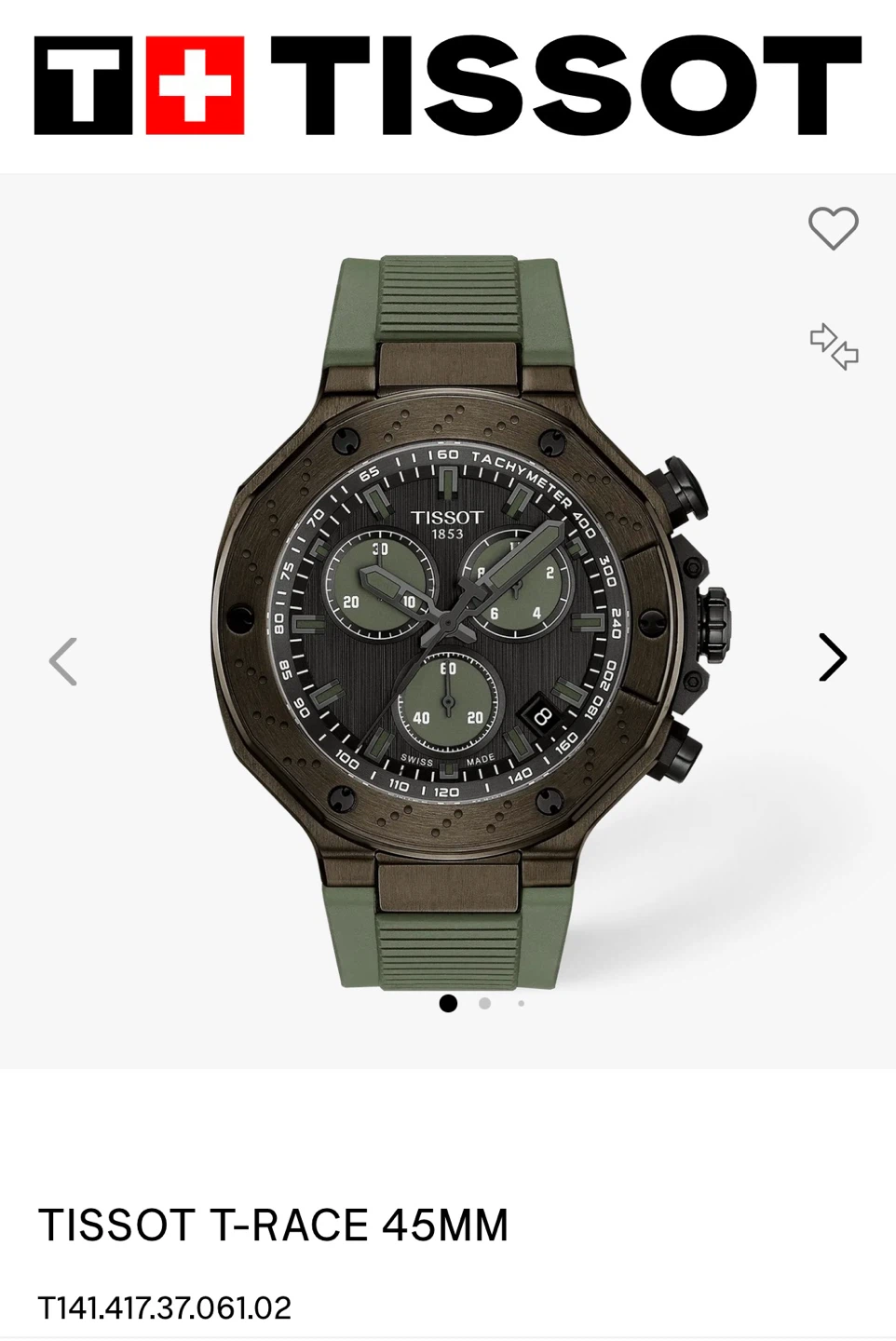 (25% OFF) Tissot T-Race 45mm Watch - photo 2