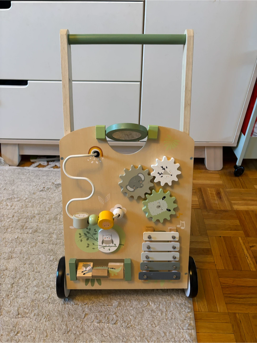 Wooden Activity Baby Walker