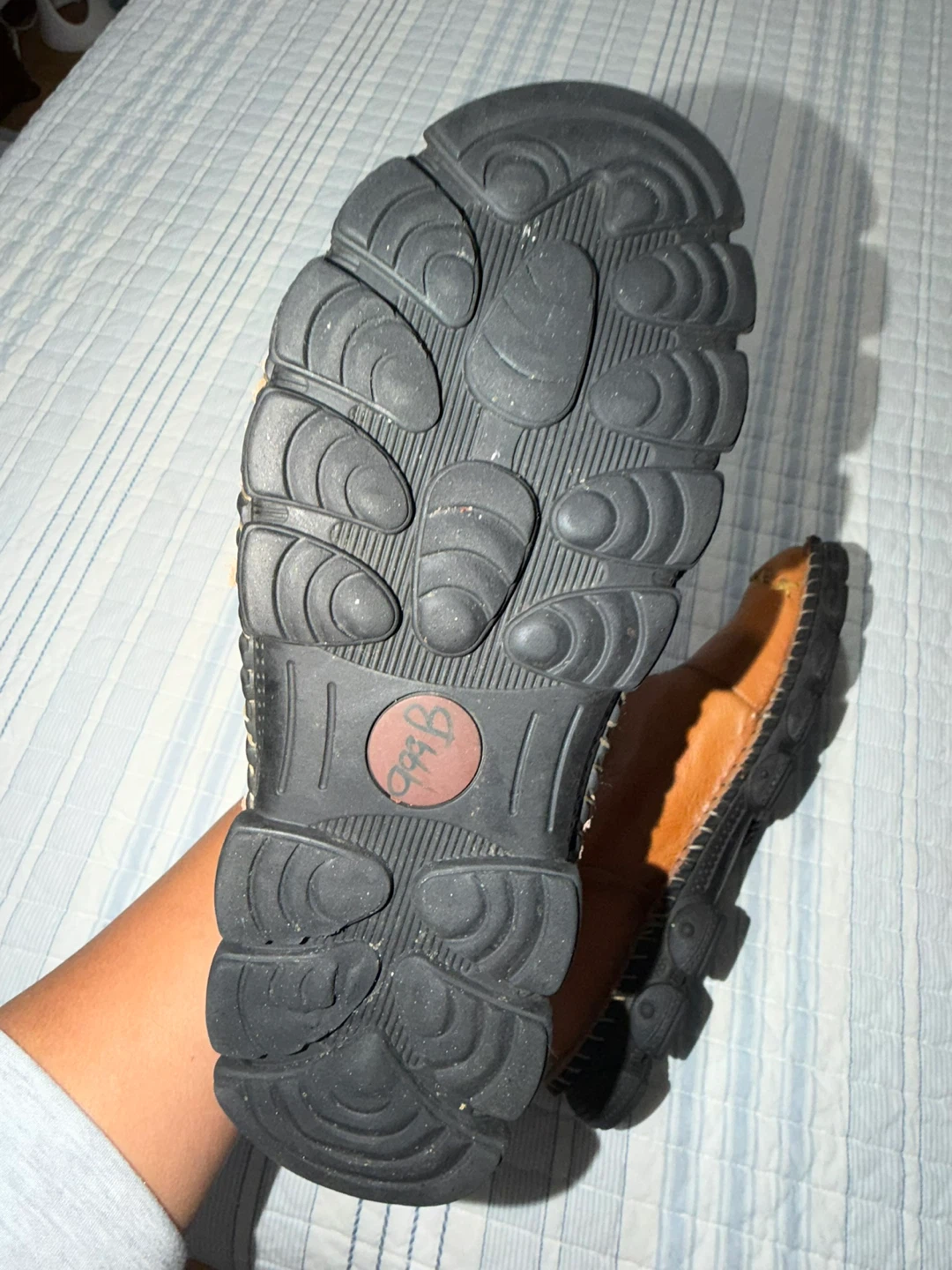Tan Leather Ankle Boots - photo 2