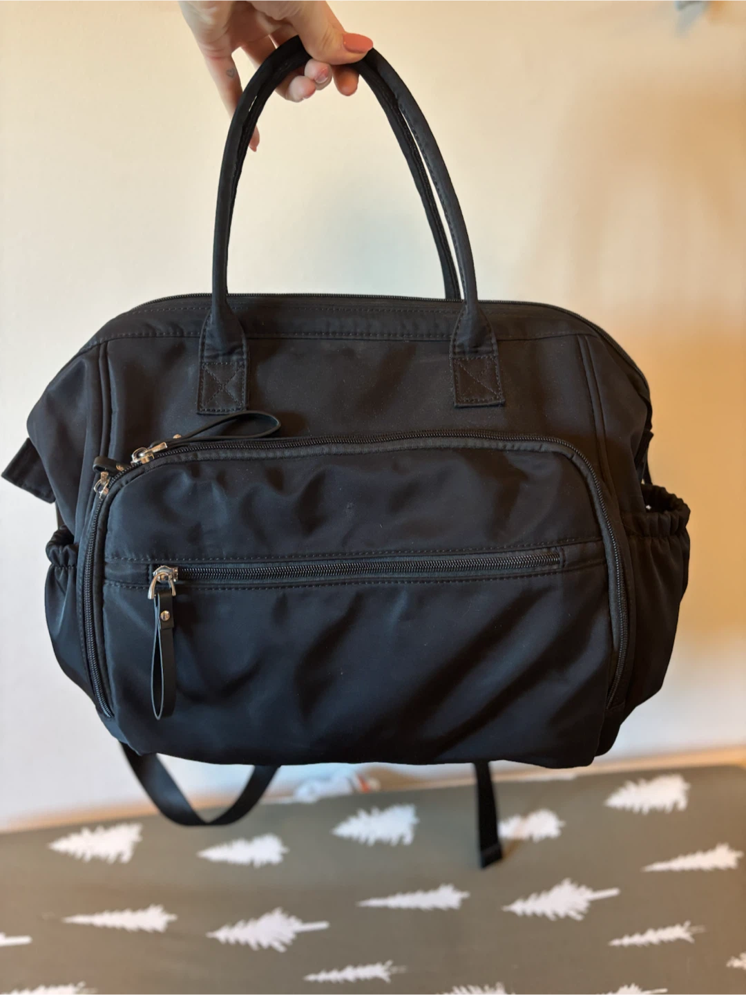 Black Diaper Bag / Backpack