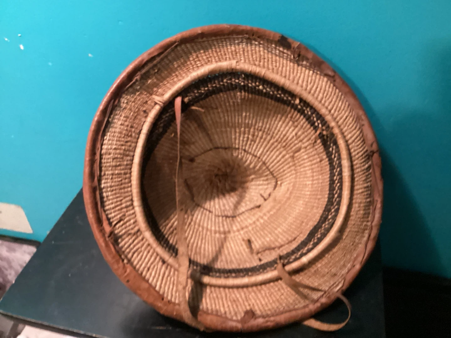 Traditional Woven African Conical Hat
