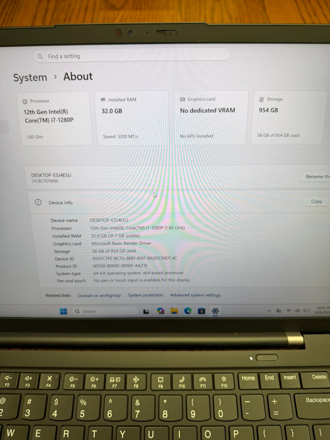 Lenovo ThinkPad X1 Carbon Gen 10 32GB RAM 1TB SSD - photo 3