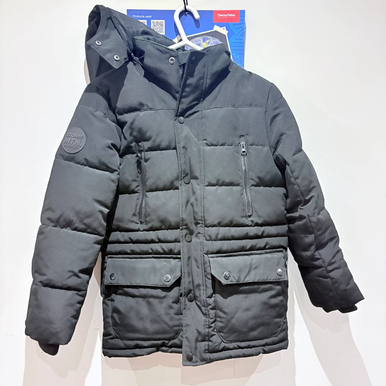 Stormy Mtn Premium Black Winter Puffer Jacket