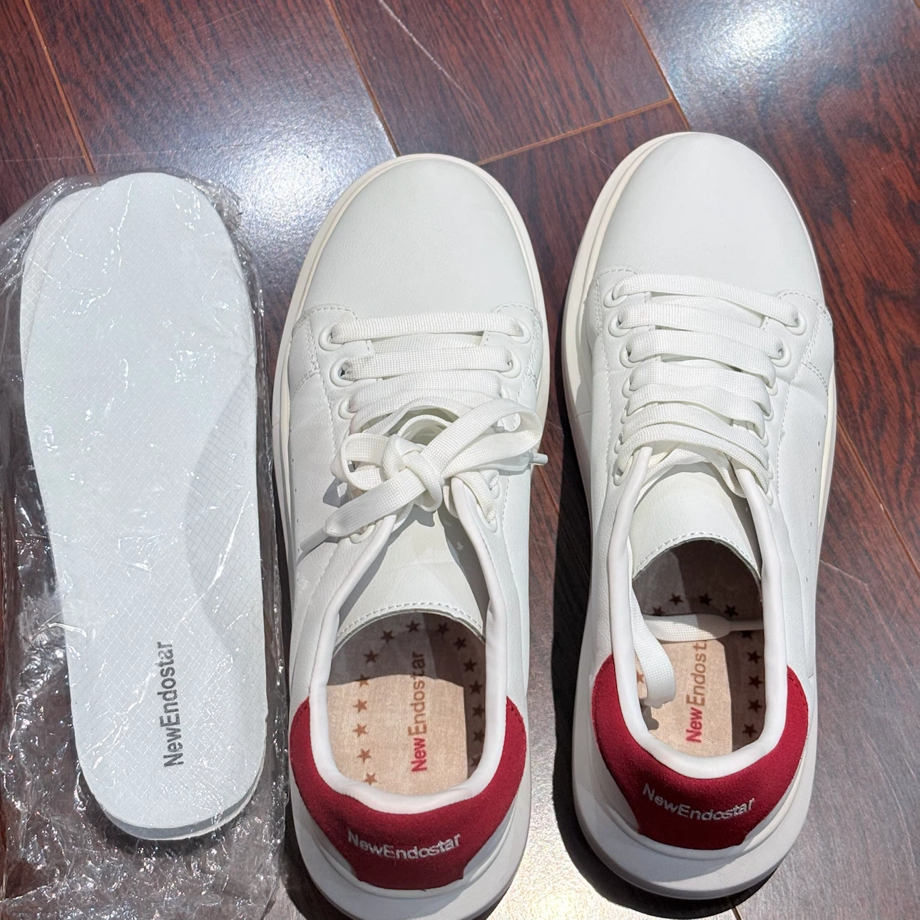 NewEndostar Fashion Sneakers White and Red - photo 3