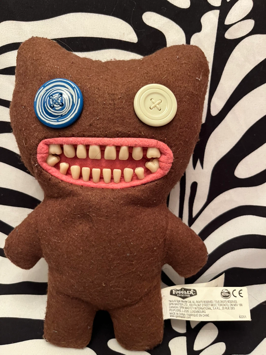 🤎 Fuggler "Mr. Buttons" (Brown) plush toy from Spin Master 🤎 - photo 4