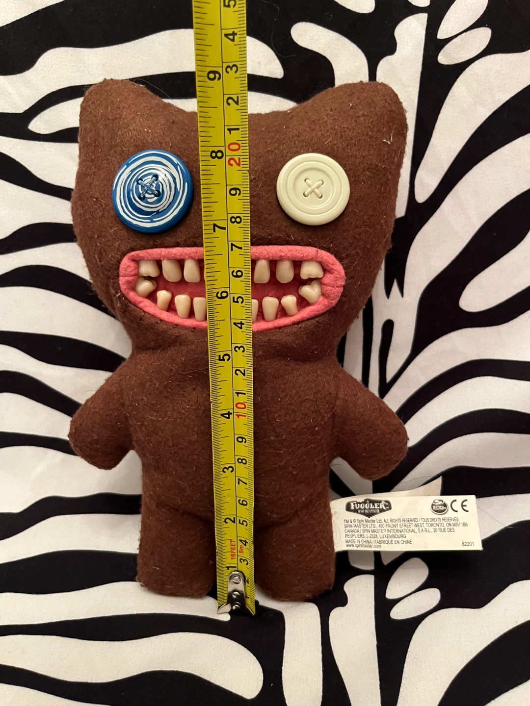 🤎 Fuggler "Mr. Buttons" (Brown) plush toy from Spin Master 🤎 - photo 5