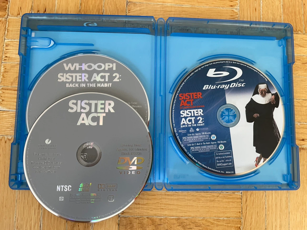 Sister Act 1 & 2 Blu Ray Set *OOP - photo 2