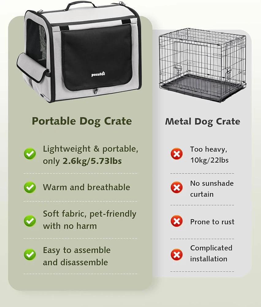 Pecute Collapsible Soft Dog Crate - Brand new - photo 2