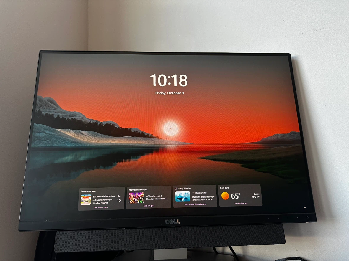 Dell Monitor with Integrated Soundbar