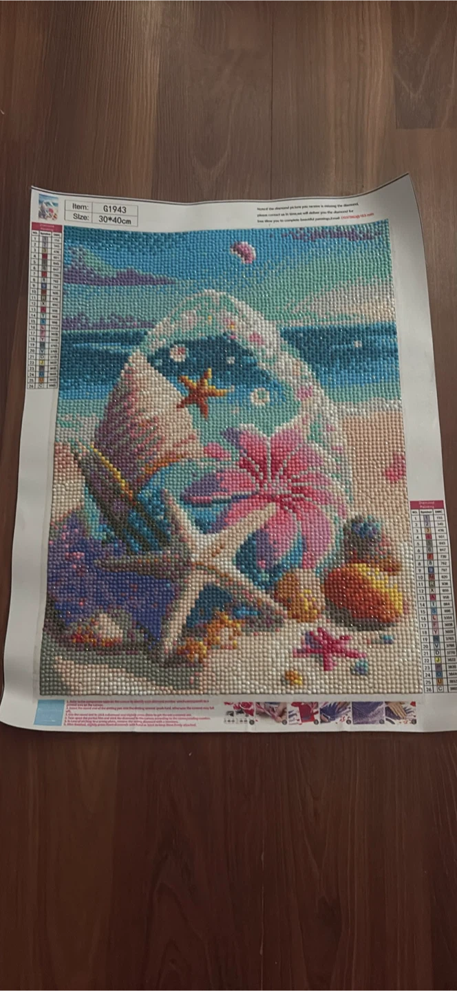 Beach Shell Diamond Painting Kit