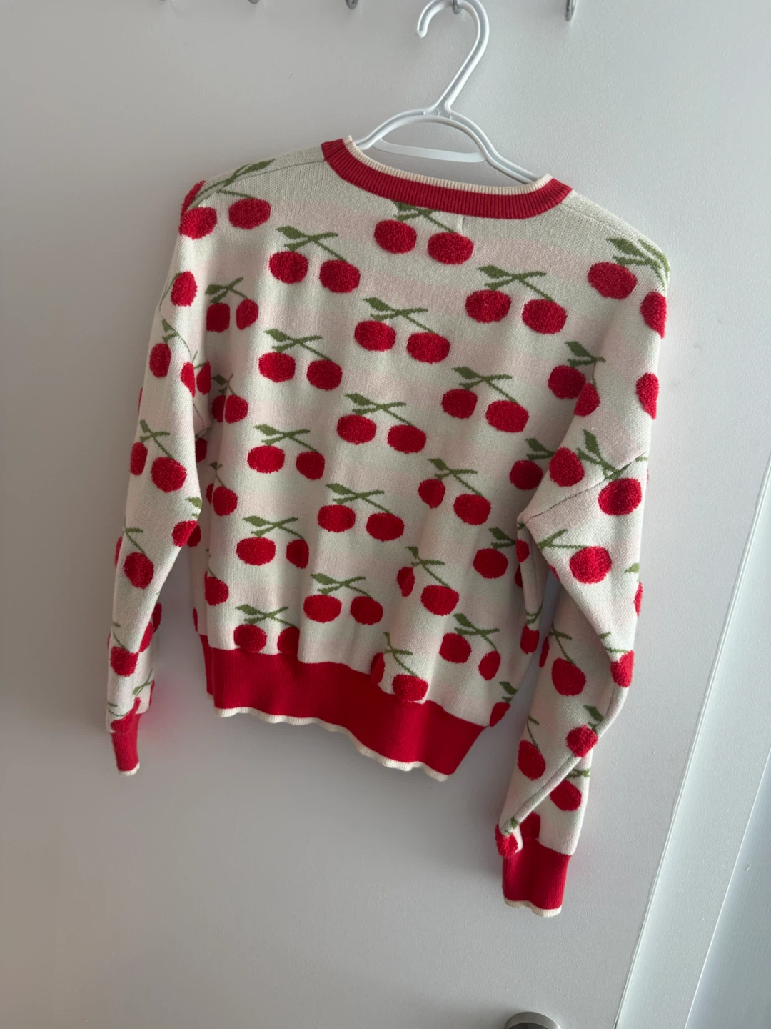 Kaily K Cherry Print Sweater - photo 2
