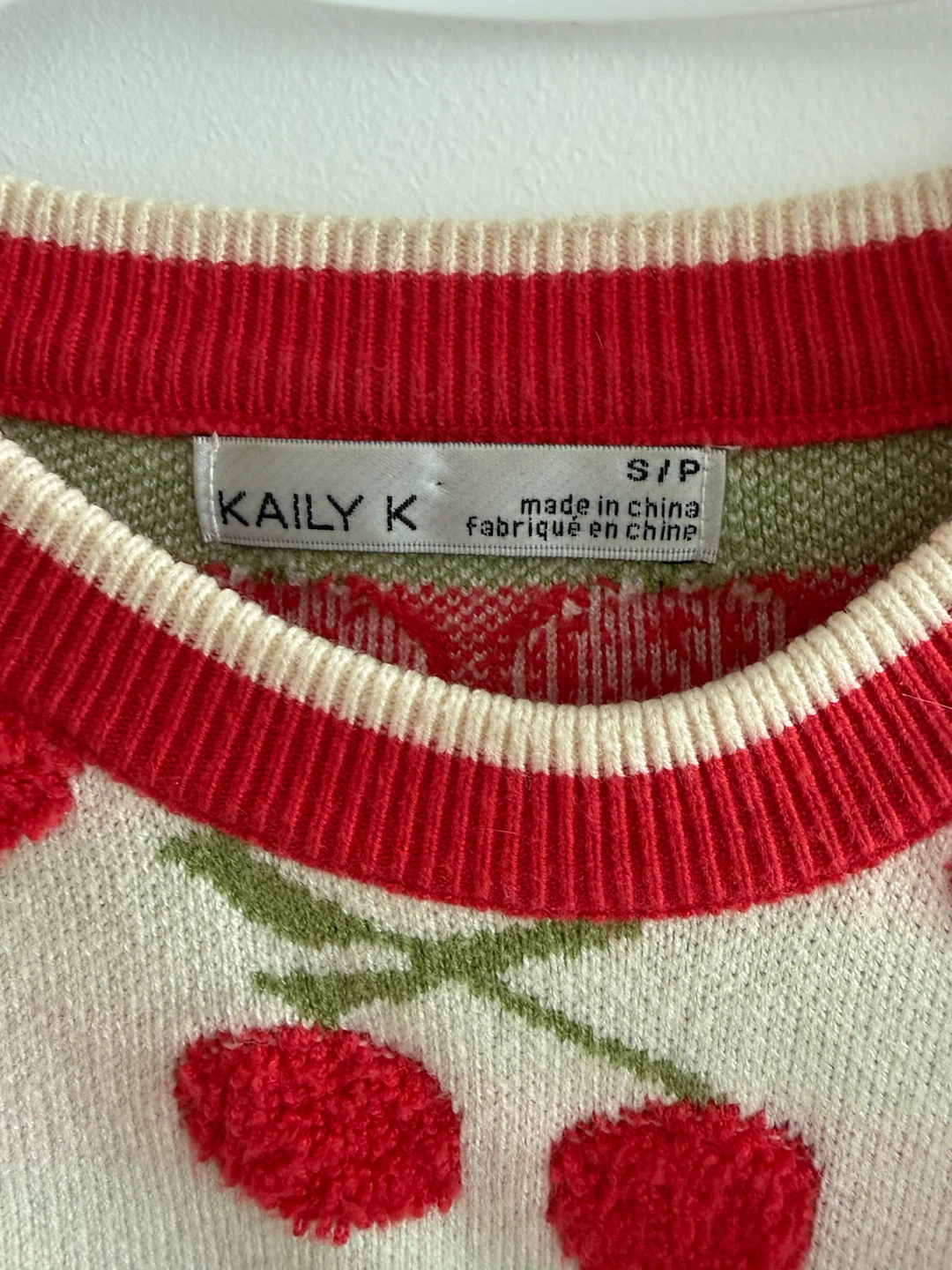 Kaily K Cherry Print Sweater - photo 3