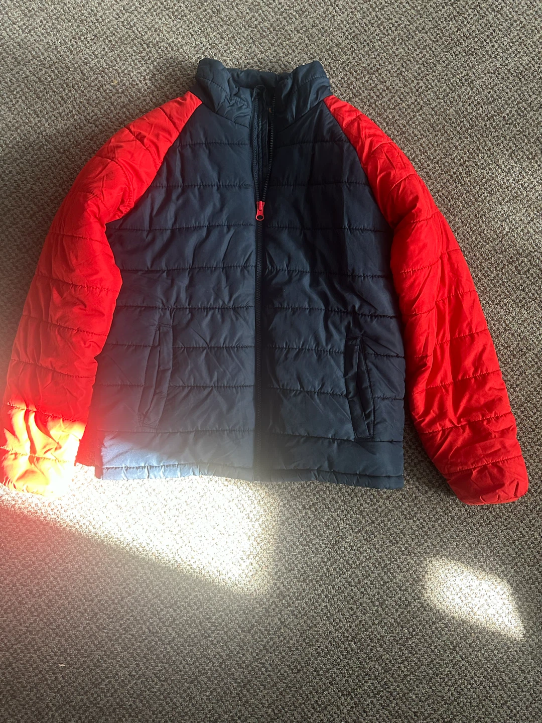 Blue and Red Puffer Jacket - photo 2