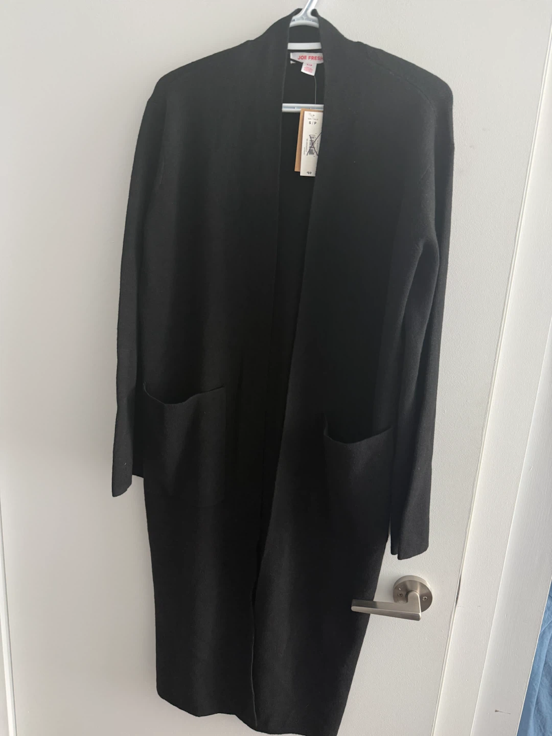 Joe Fresh Black Open Cardigan