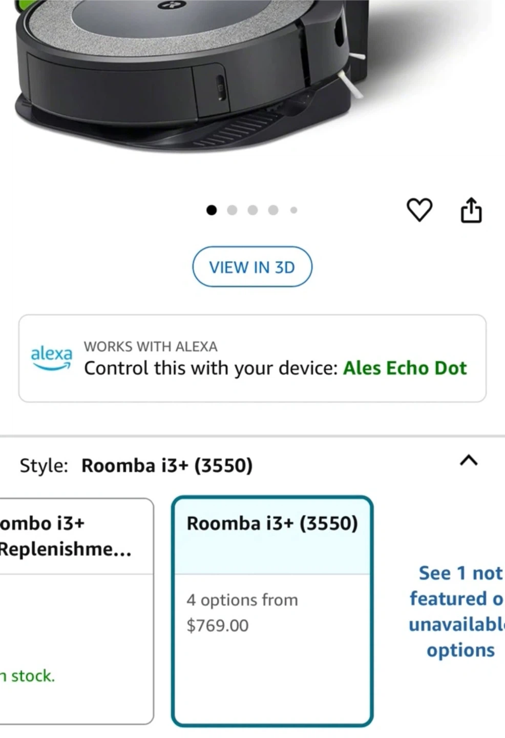 iRobot Roomba i3+ Robot Vacuum - photo 2