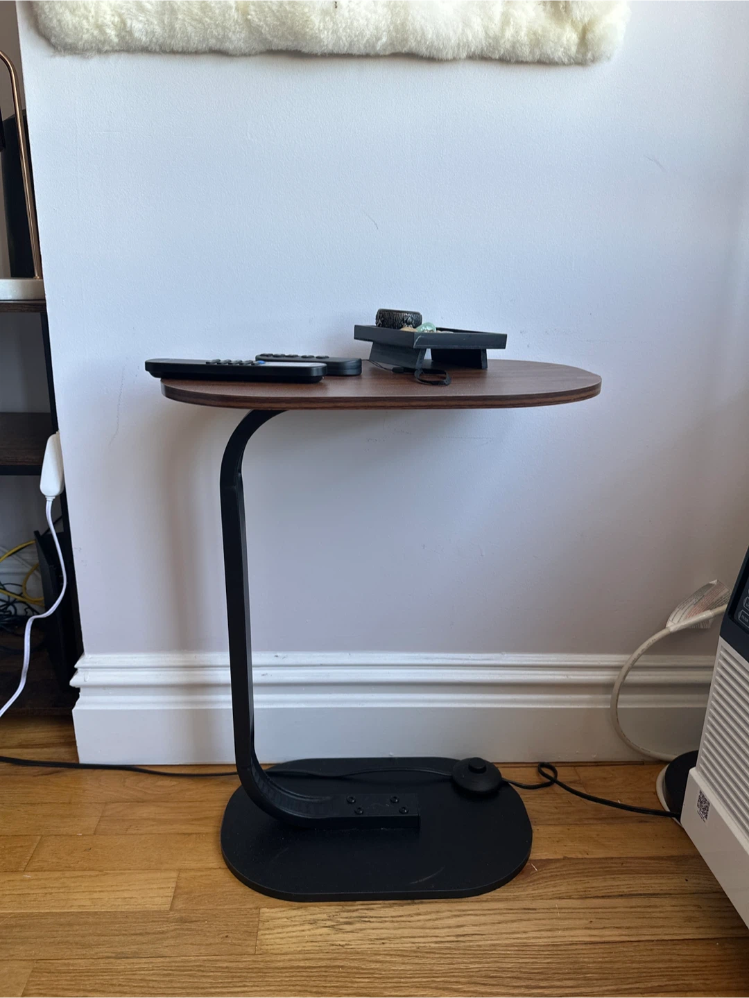 Modern C-Shaped Side Table