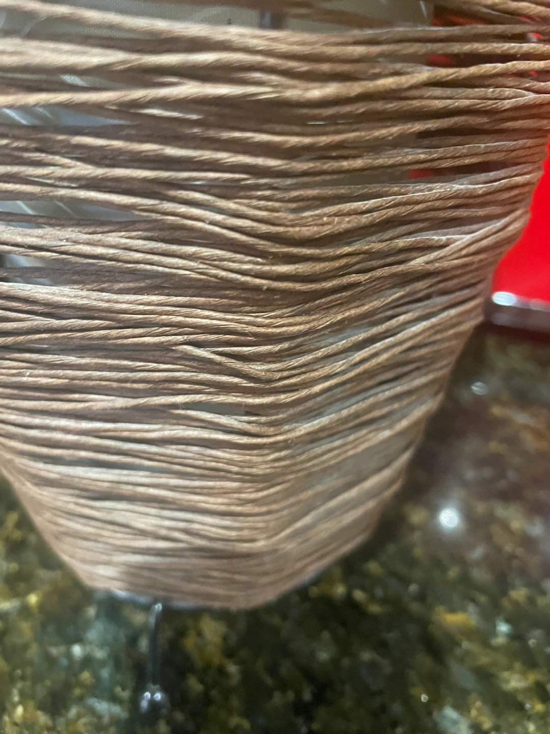Woven Table Lamp - photo 4