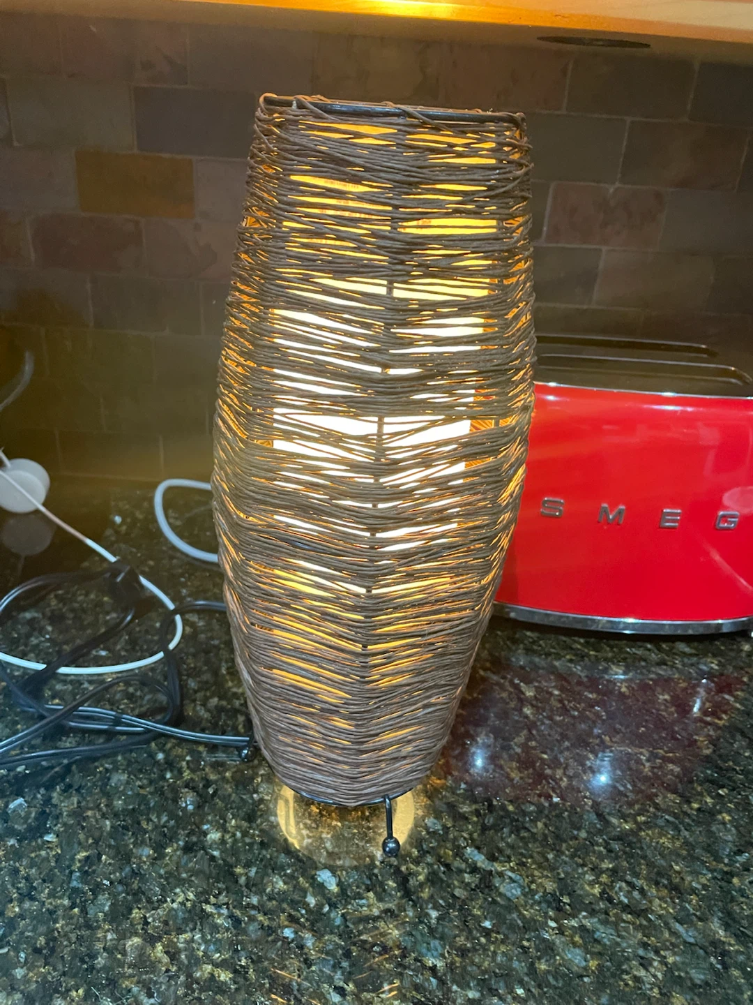 Woven Table Lamp - photo 5