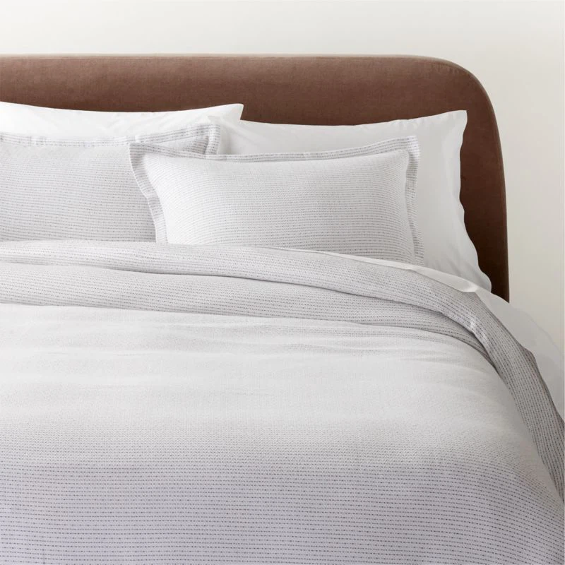 CB2 Organic Cotton Queen Duvet Cover