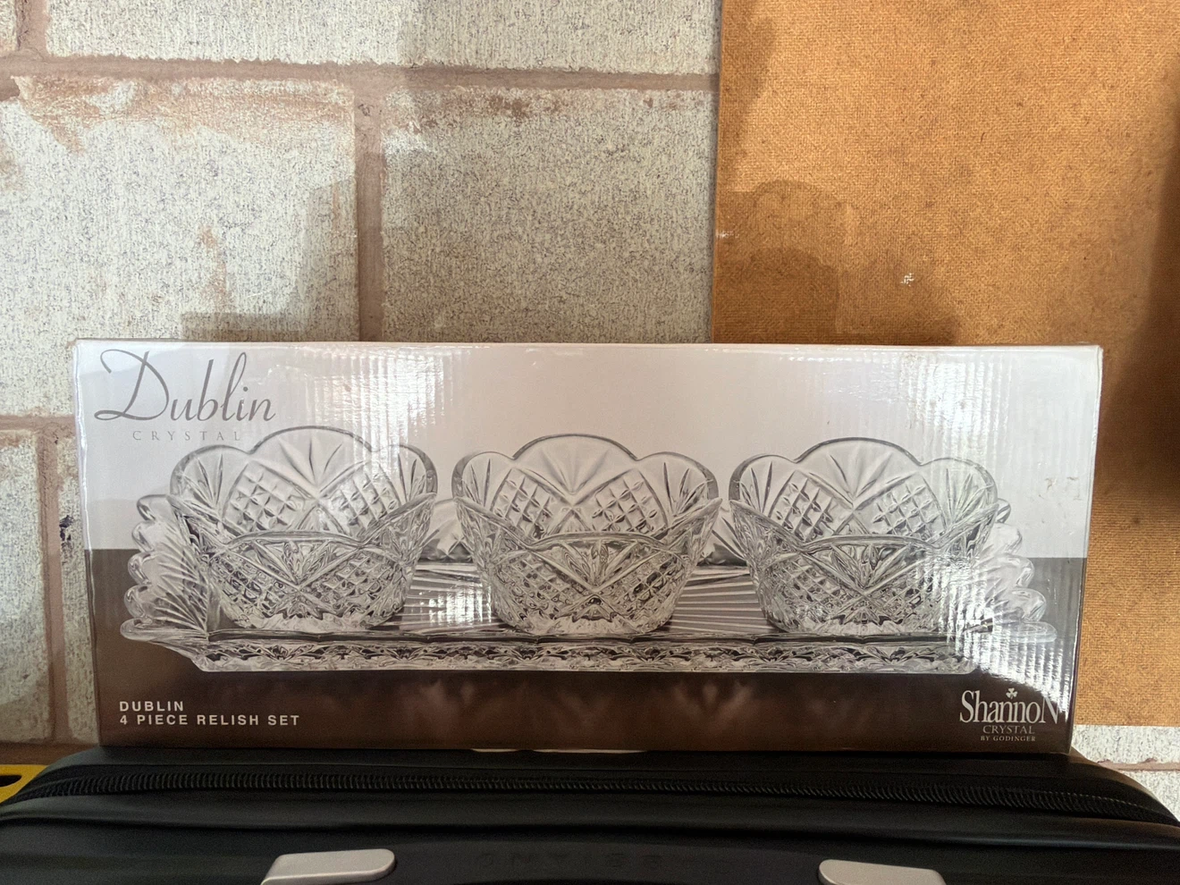 Dublin Crystal 4-Piece Relish Set by Shannon